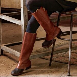 Sorel Brown Slimpack riding boots. Durable Waterproof Design, size 9
